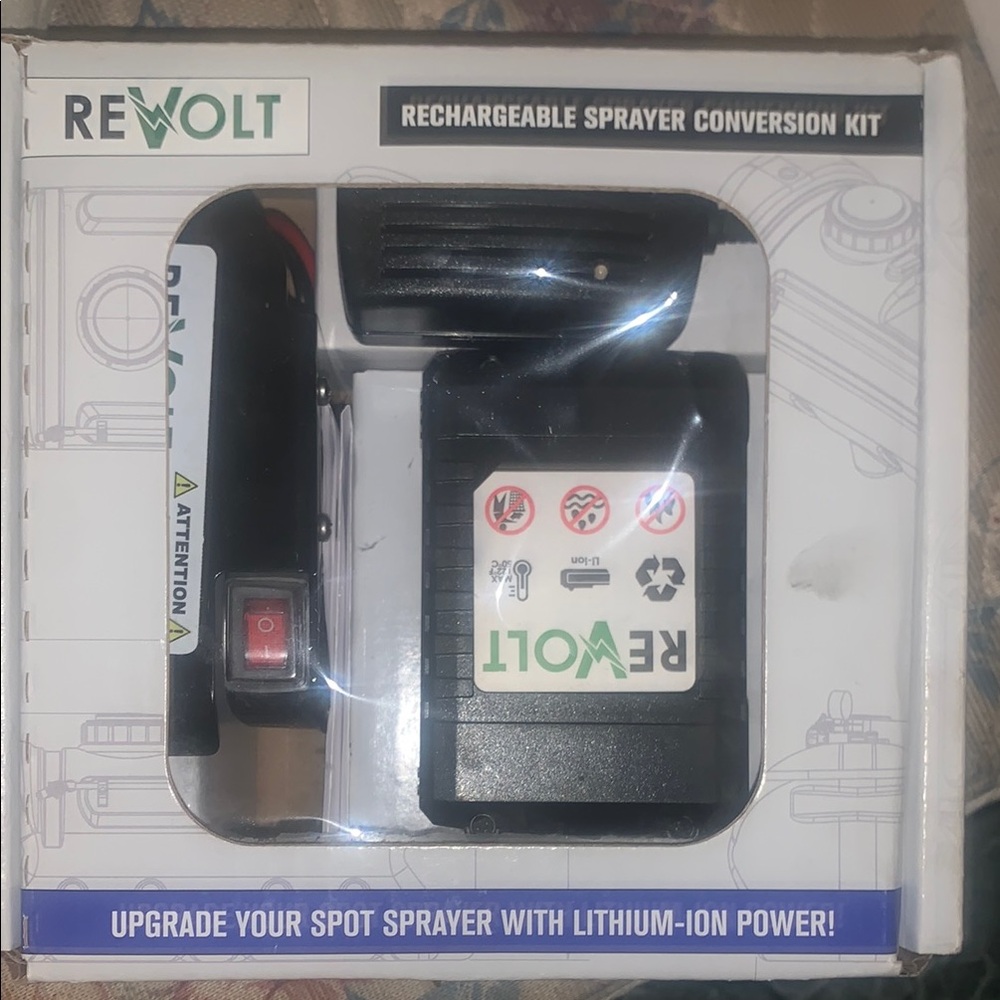 Revolt Rechargeable Sprayer Conversion Kit - Black